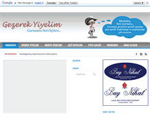 Tablet Screenshot of gezerekyiyelim.com